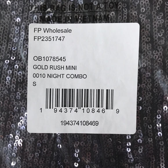 Free People Gold Rush Mini Dress - Picture 8 of 11